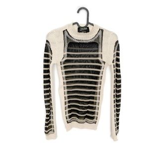 JEAN PAUL GAULTIER Maille Femme Sheer Top / Size S